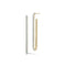Saxon Gold And Diamond Long Link Earrings - 1