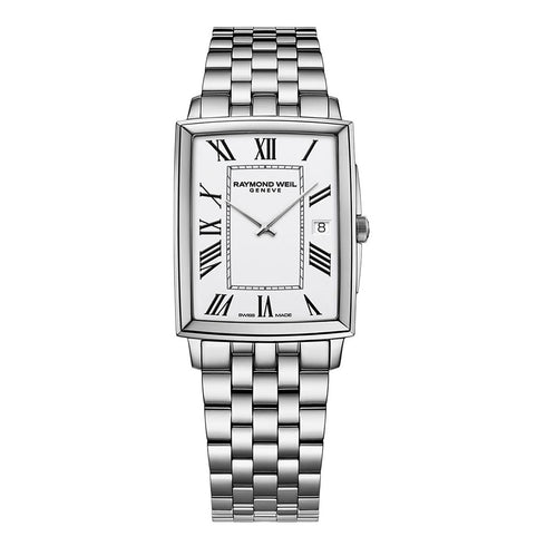 Toccata Mens Classic Rectangular Stainless Steel Watch 37x29mm Watch - 1