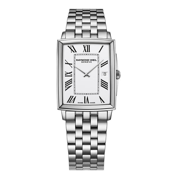 Toccata Mens Classic Rectangular Stainless Steel Watch 37x29mm Watch - 1