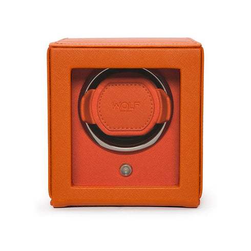 Cub Single Watch Winder With Orange Cover - 1
