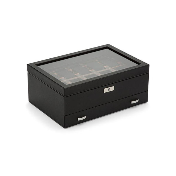 Roadster 10 Piece Watch Box With Drawer - 1