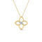 Gold Cialoma Small Diamond Flower Necklace - 1