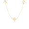 Gold Cialoma Diamond Flower Station Necklace - 1