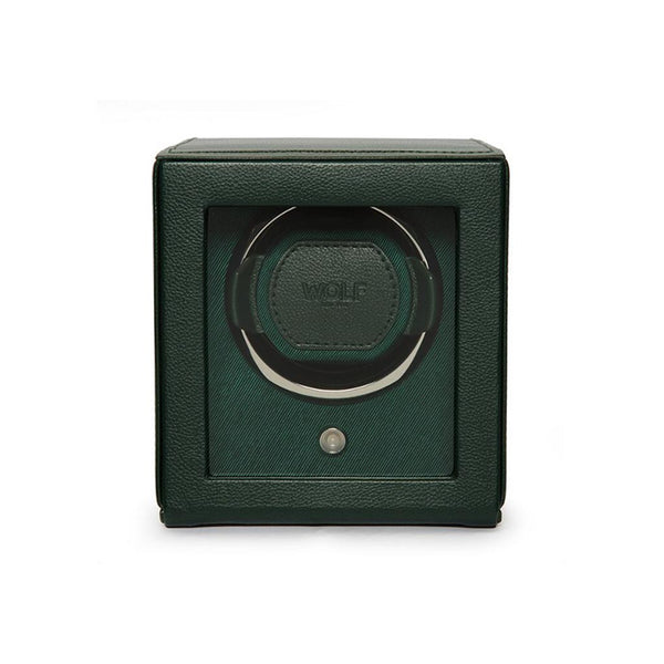 Cub Single Watch Winder With Green Cover - 1