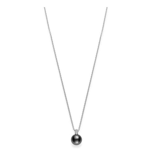 Classic Pendant with Black South Sea Pearls - 1