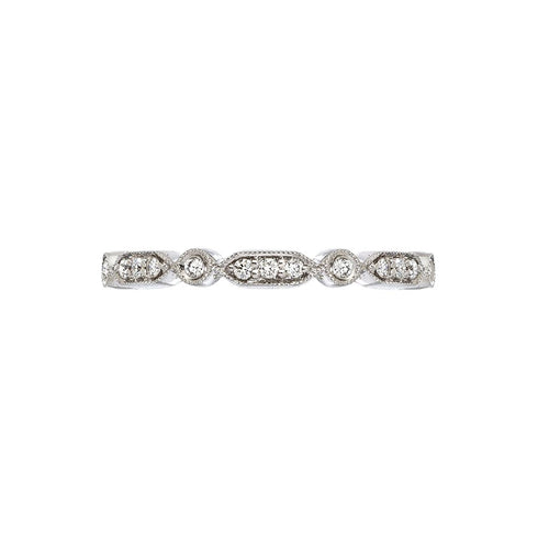 Deco Mini Diamond Band Ring - 1
