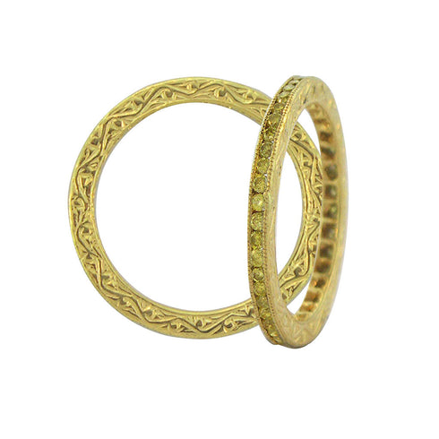 The Channel Ring - Yellow Gold - 1