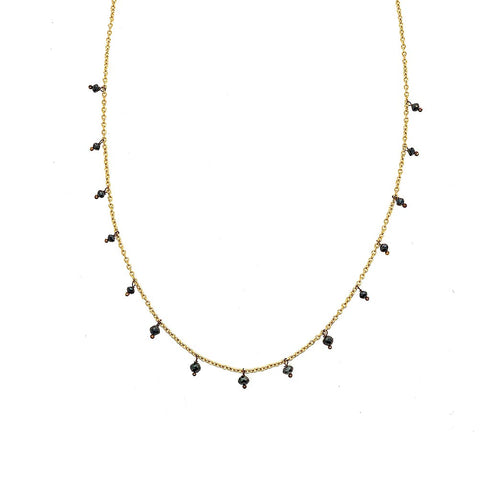 Adeline Black Diamond Necklace - 1