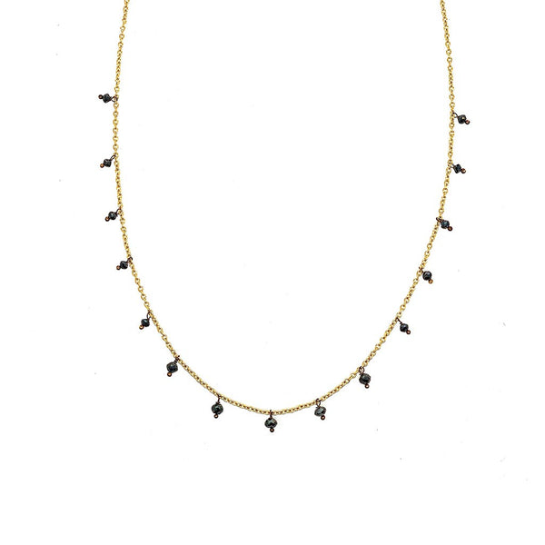 Adeline Black Diamond Necklace - 1