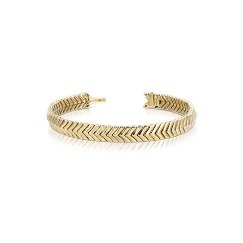 Gold Zipper Bracelet - 1