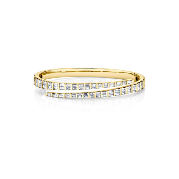 Baguette Diamond Coil Bracelet - 1