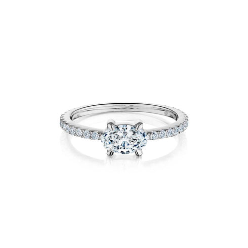 Oval Cut Diamond Engagement Ring - 1