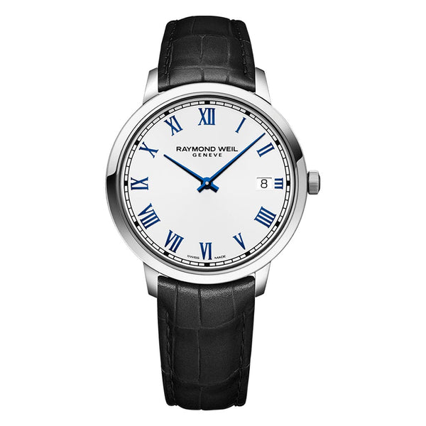 Toccata Classic White Dial Leather Watch - 1