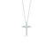 Medium Cross Pendant With Diamonds - 1