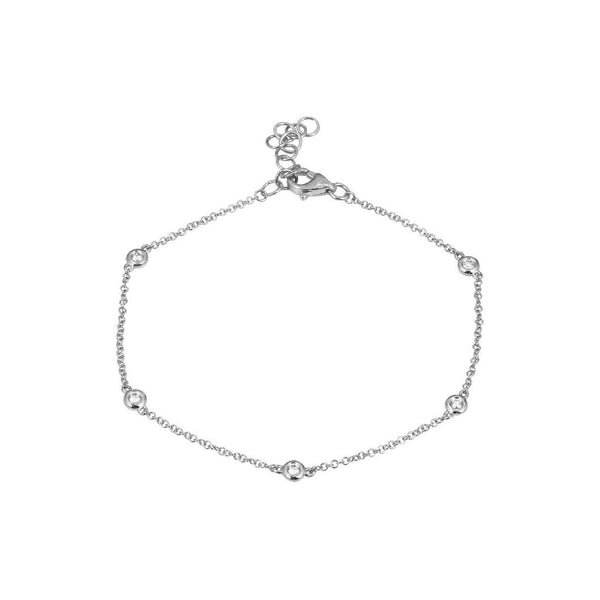 Diamond Bezel Bracelet - 1