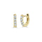 Huggie 8mm Diamond Earrings - 1