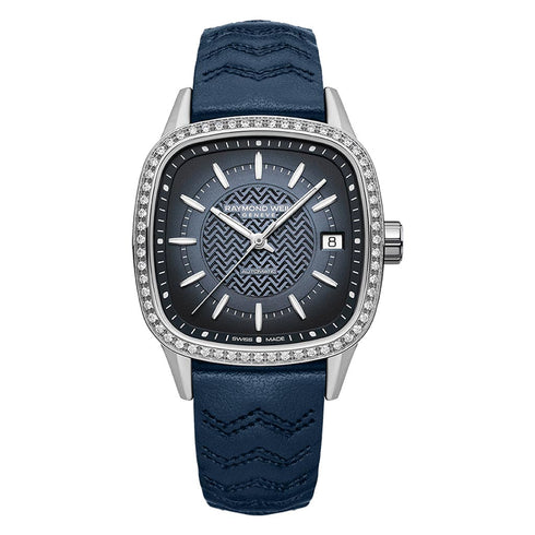 Freelancer Blue Dial Leather Watch - 1