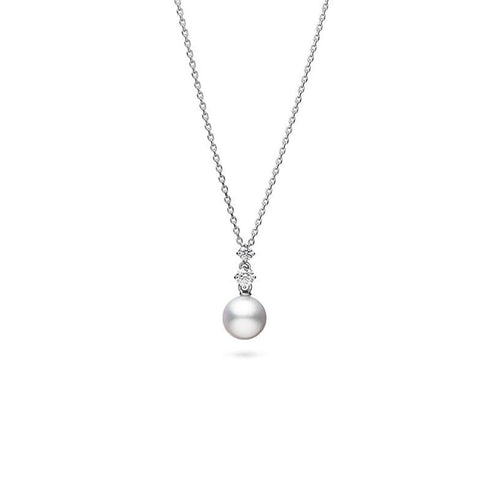 Morning Dew Akoya Cultured Pearl Drop Pendant Pendant - 1