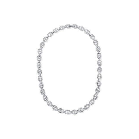 Pave Mariner Diamond Necklace - 1