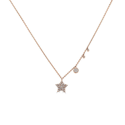 Diamond Star Necklace - 1