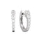 Graduate Diamond Huggie Earrings - 1