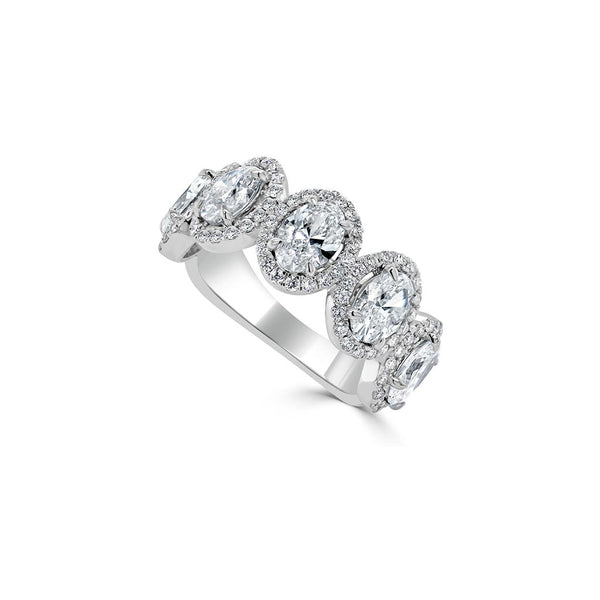 Oval Diamond Ring - 1