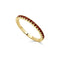 Garnet Birthstone Stackable Ring - 1