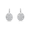Filagree Pave Drop Diamond Earrings - 1
