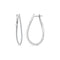 Diamond Skinny Hoop 1-1/2 Earrings - 1
