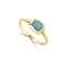 Bezel Aquamarine Ring - 1