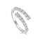 Diamond Crossover Ring - 1
