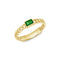 Emerald Curb Link Ring - 1