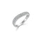 2-Row Pave Diamond Ring - 1