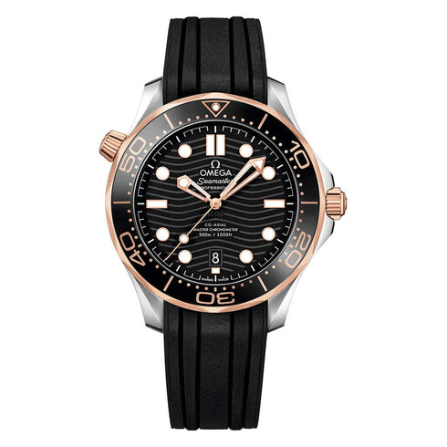 Diver 300M Co-Axial Master Chronometer 42mm Black Dial Watch - 1