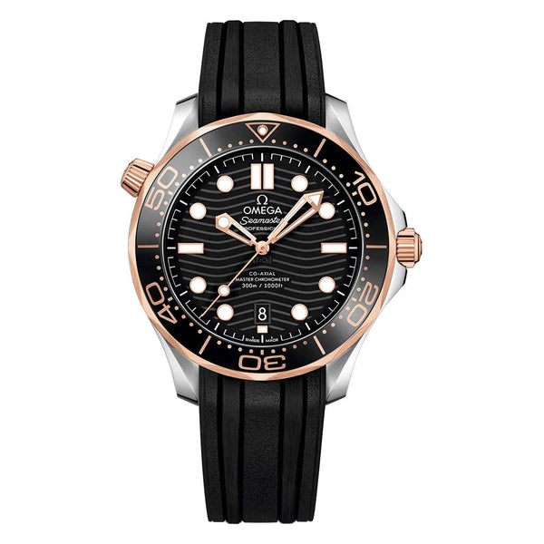Diver 300M Co-Axial Master Chronometer 42mm Black Dial Watch - 1
