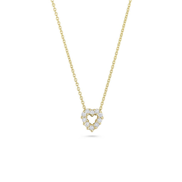 Heart Pendant With Diamonds - 1