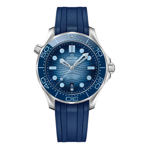 Seamaster Diver 300M Steel On Rubber Strap Watch - 1