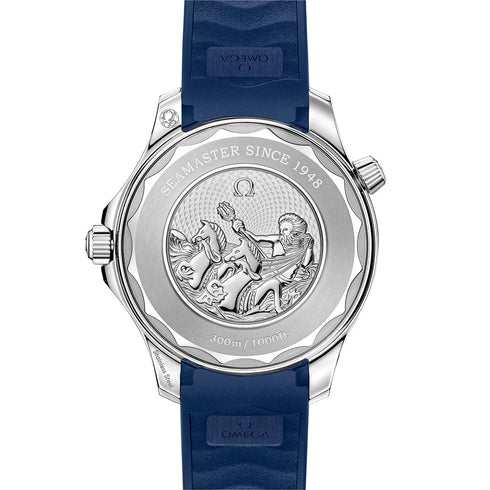 Seamaster Diver 300M Steel On Rubber Strap Watch - 3