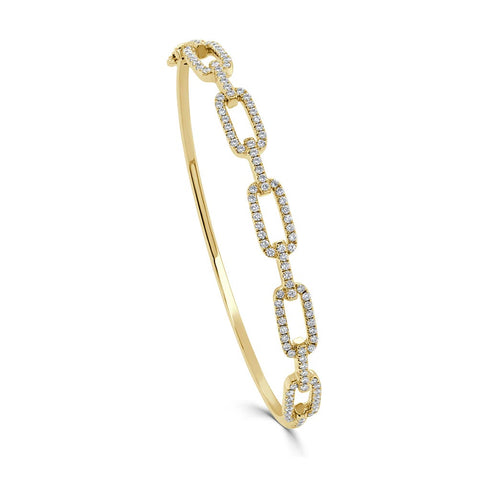 Diamond Link Bangle - 1