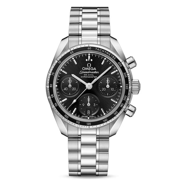 Speedmaster Speedmaster 38 Co-Axial Chronograph 38 Black Dial Watch - 1