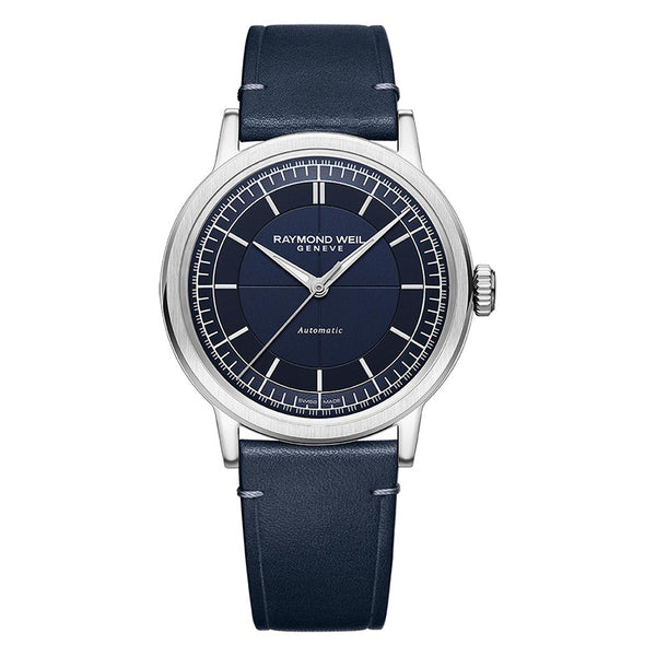 Millesime Blue Leather Watch - 1