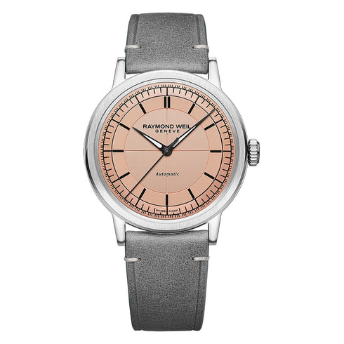 Millesime Grey Leather Watch - 1