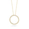 Circle Pendant With Diamonds - 1
