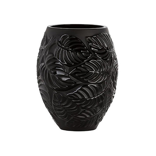 Black Feuilles Vase - 1