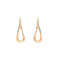 Fantina Gold Hoop Earrings - 1