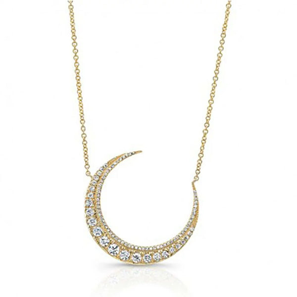 Crescent Moon Necklace - 1