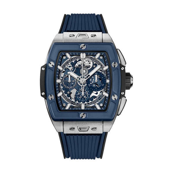 Spirit Of Big Bang Titanium Blue Ceramic Watch - 1