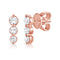Shared Prong Stud 0.3in Diamond Earrings - 1