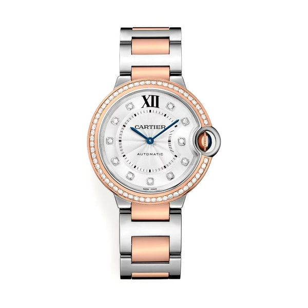 Ballon Bleu De Cartier Watchrose Gold Bezel Watch - 1