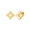 Venetian Princess Flower Stud Diamond Earrings - 1